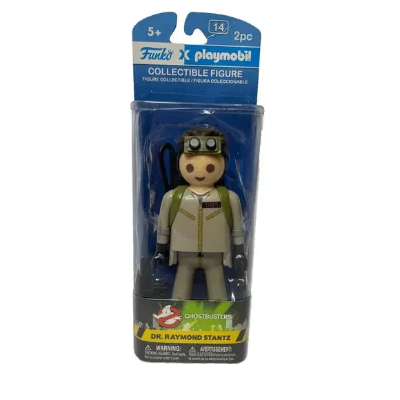 Ghostbusters Playmobil Funko Collectible Vinyl Figure Raymond Stantz Retro NIB - Picture 1 of 6